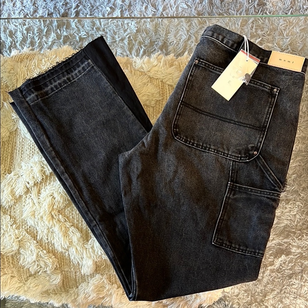 MNML Men's Black Stylish Jeans